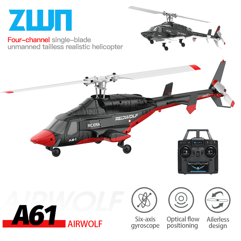 Rc Helicopter Nitro - A61 RC Helikopter 2.4G 6 Eksenli