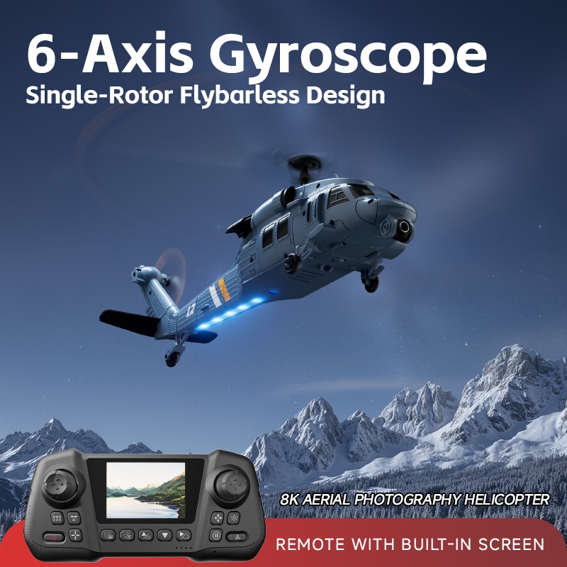 8K Flybarless Optik Akışlı Hov - Rc Helicopter Nitro incelemesi ve fiyatı