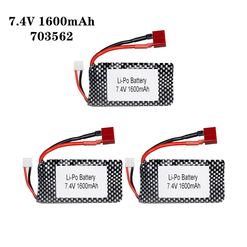 1/2/3 adet/grup 7.4v 1600mah 7 - Rc Helicopter Coaxial incelemesi ve fiyatı